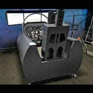 外國某型艦載機飛行模擬器